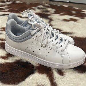 StrollWhite and Gray Minimalist Sneakers